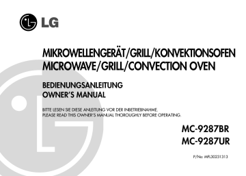 LG MC-9287UR, MC9287UR User guide LG MC-9287UR, MC9287UR User guide
