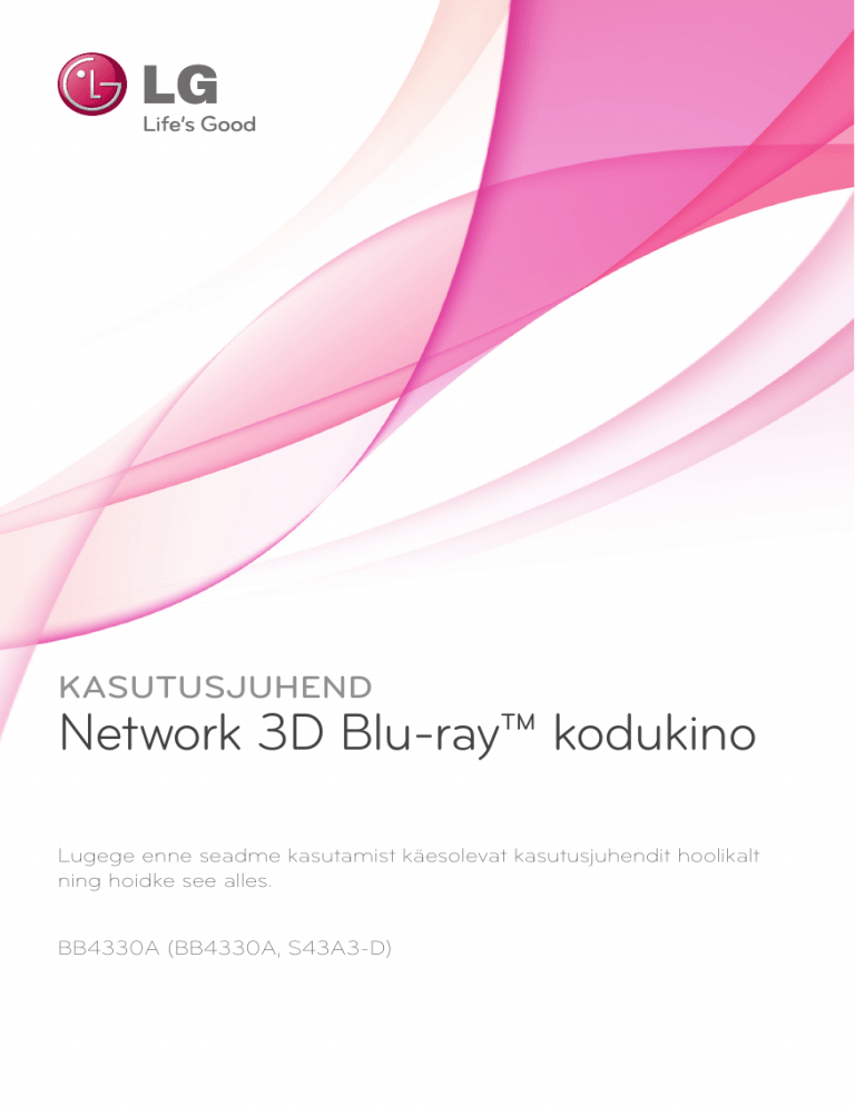 LG BB4330A Owner's manual LG BB4330A Owner's manual