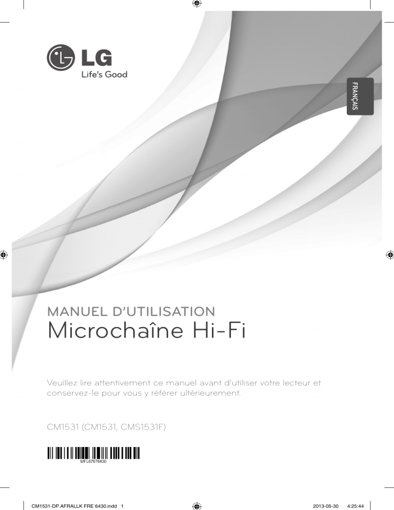 LG CM1531 Owner's manual LG CM1531 Owner's manual