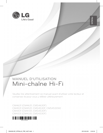 LG LG CM4331, CM4331 Owner's manual LG LG CM4331, CM4331 Owner's manual
