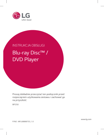 LG BP250 Owner's manual LG BP250 Owner's manual