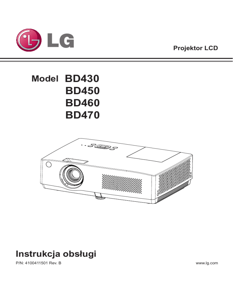 LG BD460 Owner's manual LG BD460 Owner's manual