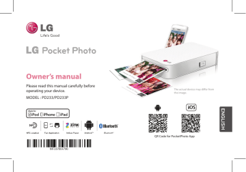 LG PD233.DVNMLLK, PD233.DCHNLLK, PD233.DFRALLK, PD233.DITALLK, PD233.DTURLLK, PD233.DSWELLK, PD233.DDZALLK, PD233, PD233.DDEULLK, PD233.DRUSLLK Owner's manual LG PD233.DVNMLLK, PD233.DCHNLLK, PD233.DFRALLK, PD233.DITALLK, PD233.DTURLLK, PD233.DSWELLK, PD233.DDZALLK, PD233, PD233.DDEULLK, PD233.DRUSLLK Owner's manual