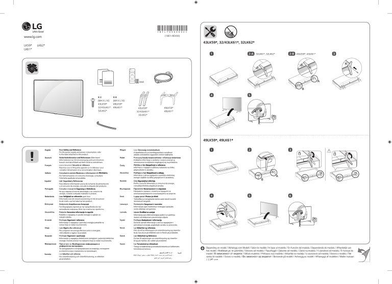LG 32LK6200PLA Owner's manual LG 32LK6200PLA Owner's manual