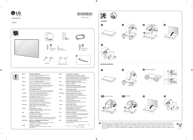 LG 43UK6300MLB Owner's manual LG 43UK6300MLB Owner's manual