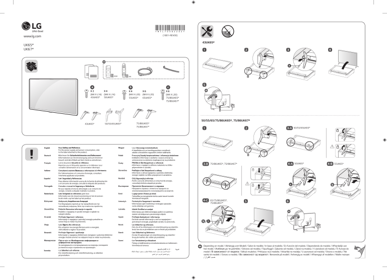 LG 43UK6500MLA Owner's manual LG 43UK6500MLA Owner's manual