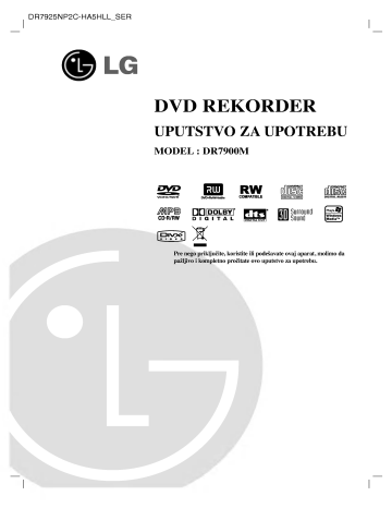 LG DR7925NP2C Owner's Manual | Manualzz LG DR7925NP2C Owner's Manual | Manualzz