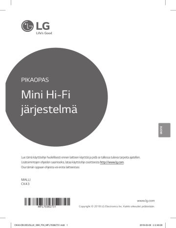 LG CK43 User guide LG CK43 User guide