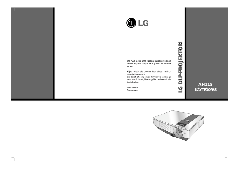 LG AH115 User guide LG AH115 User guide