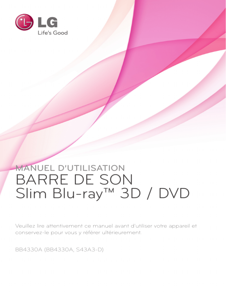 LG BB4330A Owner's manual LG BB4330A Owner's manual