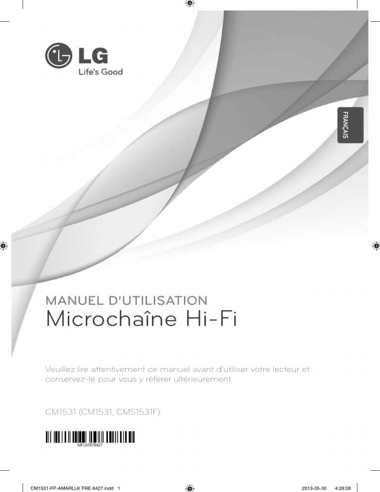LG CM1531 Owner's manual LG CM1531 Owner's manual