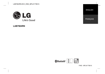 LG LAB7904RN Owner's manual LG LAB7904RN Owner's manual