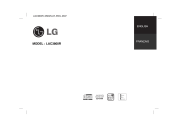 LG LAC3800R Owner's manual LG LAC3800R Owner's manual