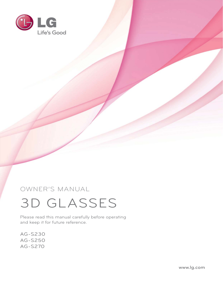 LG AG-S250 Owner's manual LG AG-S250 Owner's manual