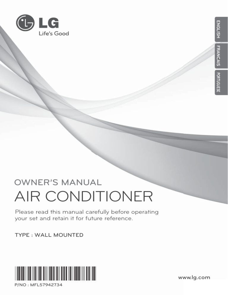 LG A246TH, A126TH, A186TH, A096TH Owner's manual LG A246TH, A126TH, A186TH, A096TH Owner's manual