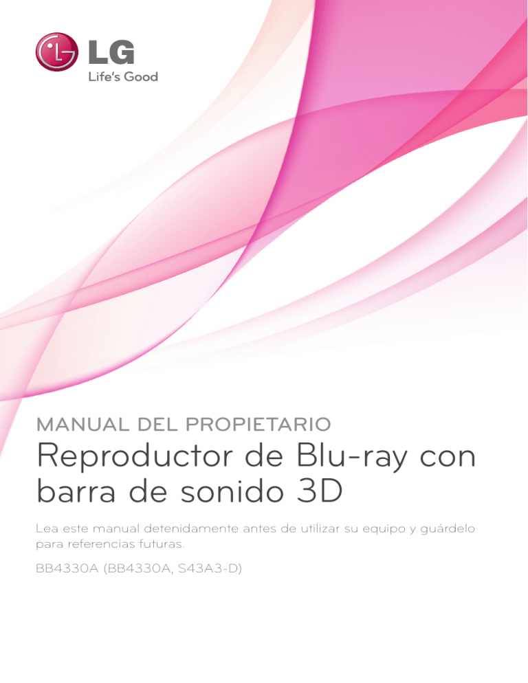 LG BB4330A Owner's manual LG BB4330A Owner's manual