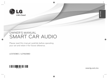 LG LCF820BO Owner's manual LG LCF820BO Owner's manual