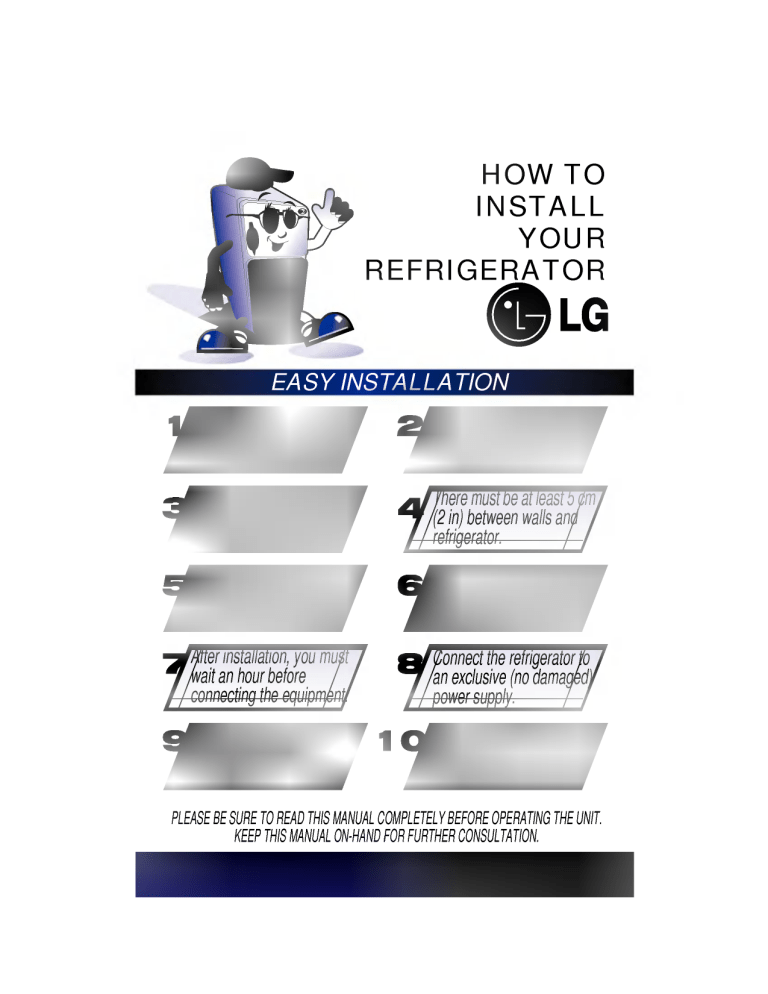 LG GR46W62CVC Owner's manual LG GR46W62CVC Owner's manual