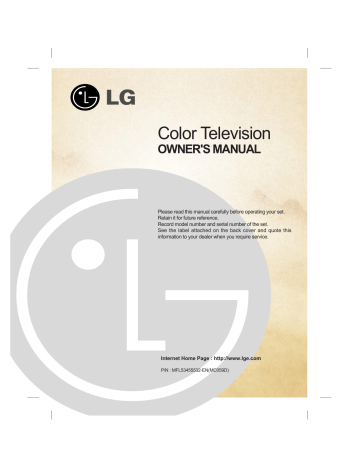 LG 14SR1AB El Owner's Manual | Manualzz LG 14SR1AB El Owner's Manual | Manualzz