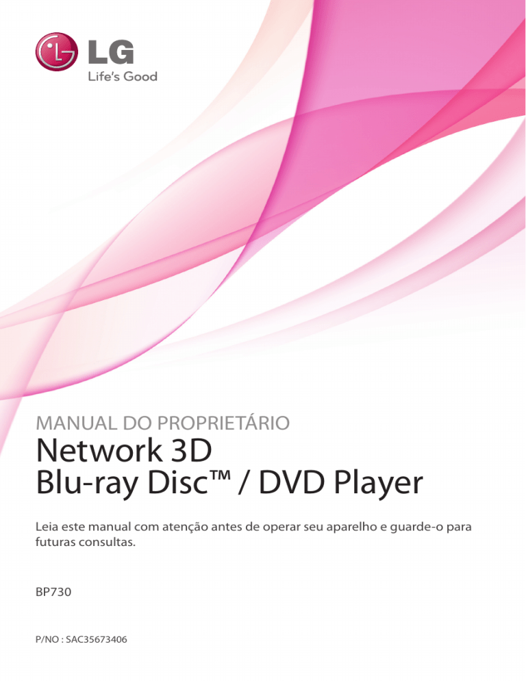 LG BP730 Owner's manual LG BP730 Owner's manual
