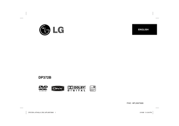 LG DP372B Owner's Manual | Manualzz LG DP372B Owner's Manual | Manualzz