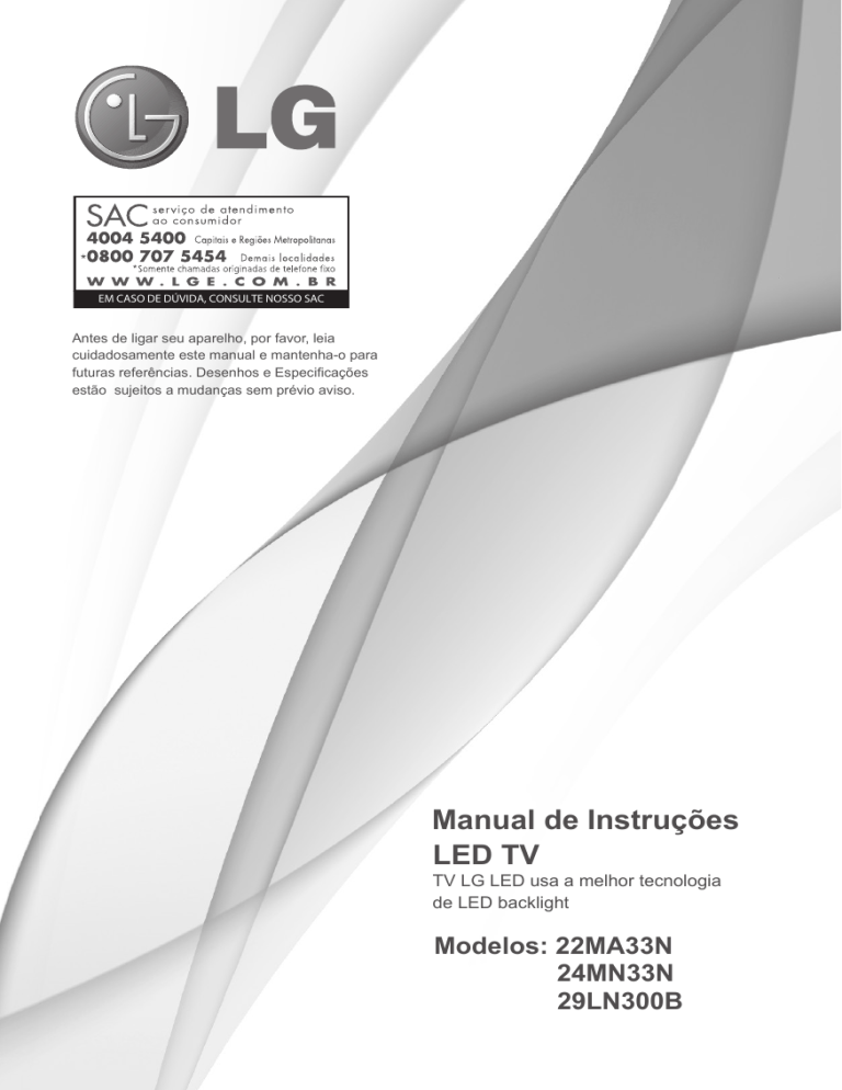 LG 24MN33N-PS, 22MA33N, 29LN300B-P, 29LN300B, 22MA33N-PS Owner's manual LG 24MN33N-PS, 22MA33N, 29LN300B-P, 29LN300B, 22MA33N-PS Owner's manual