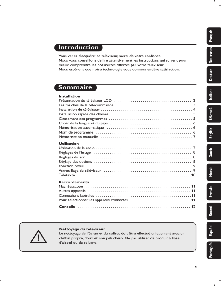 Philips 13PF7835/12, 15PF7835/12 Owner's manual Philips 13PF7835/12, 15PF7835/12 Owner's manual