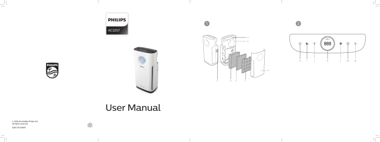 Philips AC3257/20 Owner's manual Philips AC3257/20 Owner's manual