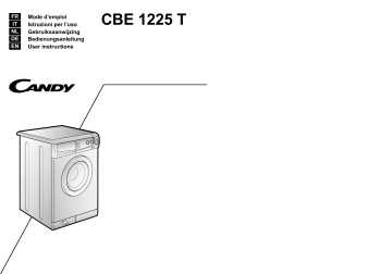 Candy LB CBE 1225T, LBCBE1225TUK User manual Candy LB CBE 1225T, LBCBE1225TUK User manual