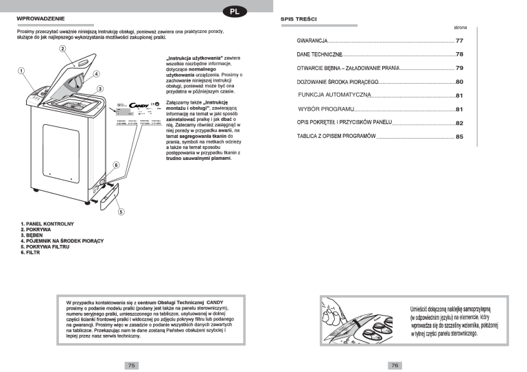 Candy LBCTE103TVUN User manual Candy LBCTE103TVUN User manual