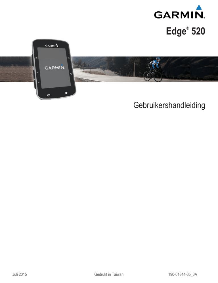 Garmin Edge 520 Instruction manual Garmin Edge 520 Instruction manual