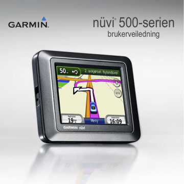 Garmin nüvi® 500 brukerveiledning | Manualzz Garmin nüvi® 500 brukerveiledning | Manualzz