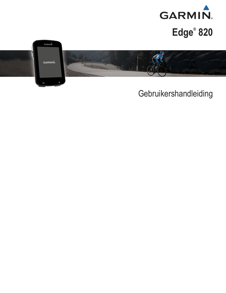 Garmin Edge® 820 User manual Garmin Edge® 820 User manual
