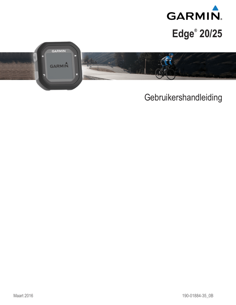 Garmin Edge® 25 User manual Garmin Edge® 25 User manual