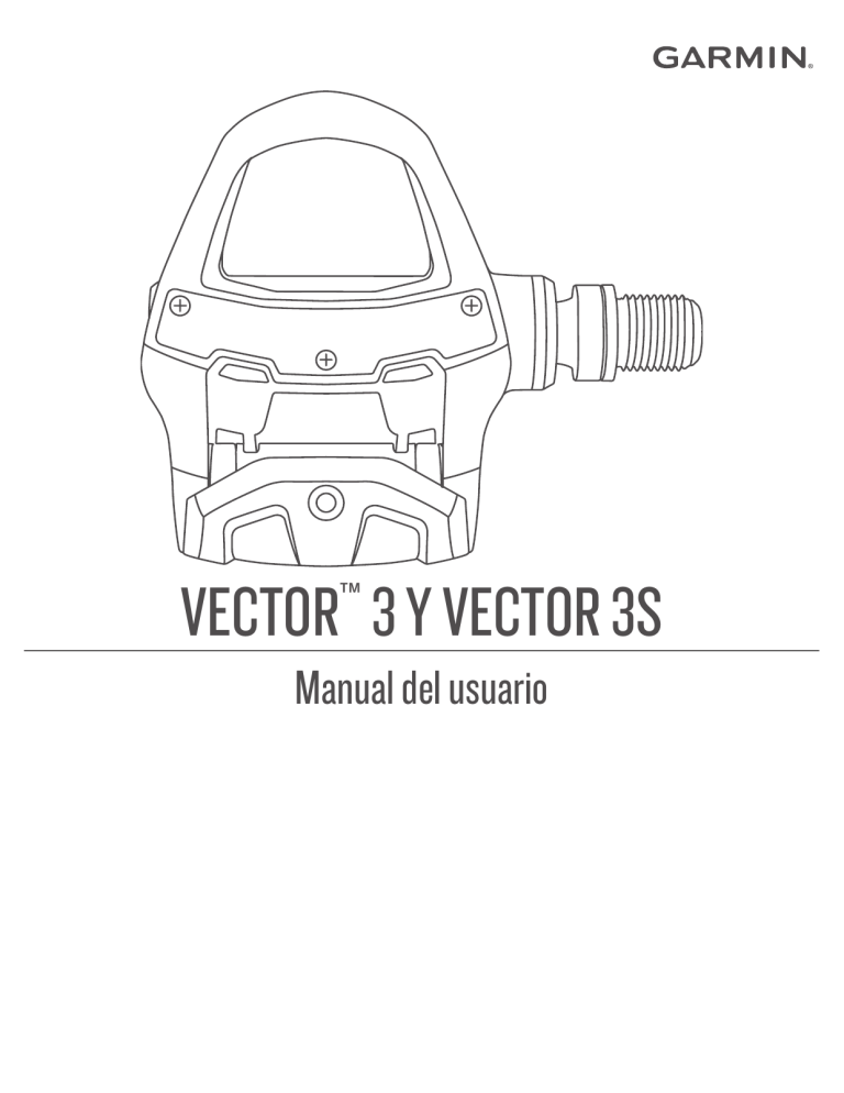 Garmin Vector™ 3 User manual Garmin Vector™ 3 User manual