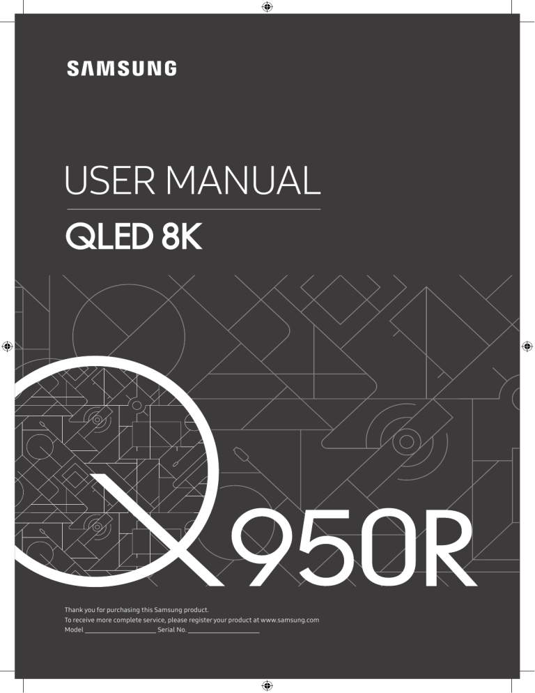 Samsung QE82Q950RBT, QE55Q950RBT, QE65Q950RBT, QE75Q950RBT User manual Samsung QE82Q950RBT, QE55Q950RBT, QE65Q950RBT, QE75Q950RBT User manual