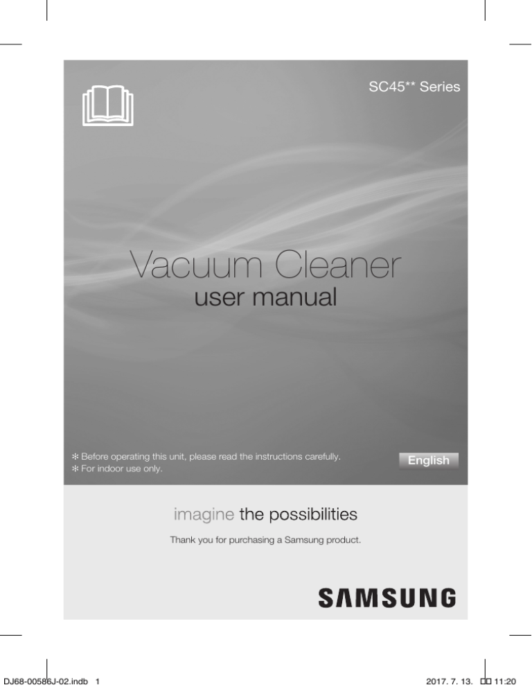 Samsung SC45W0, SC45S0 User manual Samsung SC45W0, SC45S0 User manual