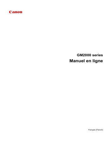 Canon PIXMA GM2050 User manual | Manualzz Canon PIXMA GM2050 User manual | Manualzz