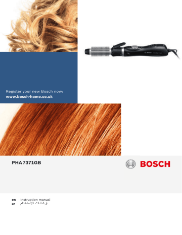 Bosch PHA7371GB ProSalon ActiveCurl Creator Instruction manual | Manualzz Bosch PHA7371GB ProSalon ActiveCurl Creator Instruction manual | Manualzz