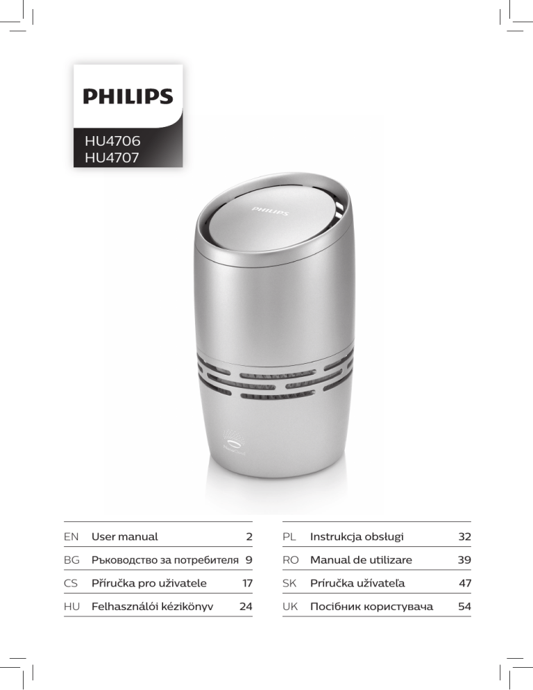 Philips HU4706/11 Owner's manual Philips HU4706/11 Owner's manual
