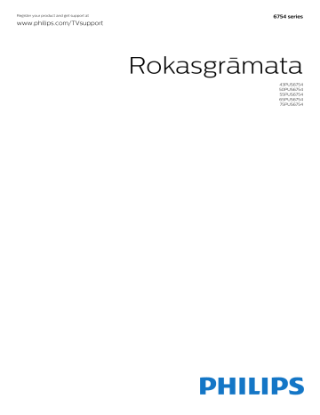 Philips 6700 series 4K UHD LED Smart TV 50PUS6754/12 Lietotāja rokasgrāmata | Manualzz Philips 6700 series 4K UHD LED Smart TV 50PUS6754/12 Lietotāja rokasgrāmata | Manualzz