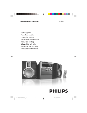 Philips MCM760/12 User manual Philips MCM760/12 User manual