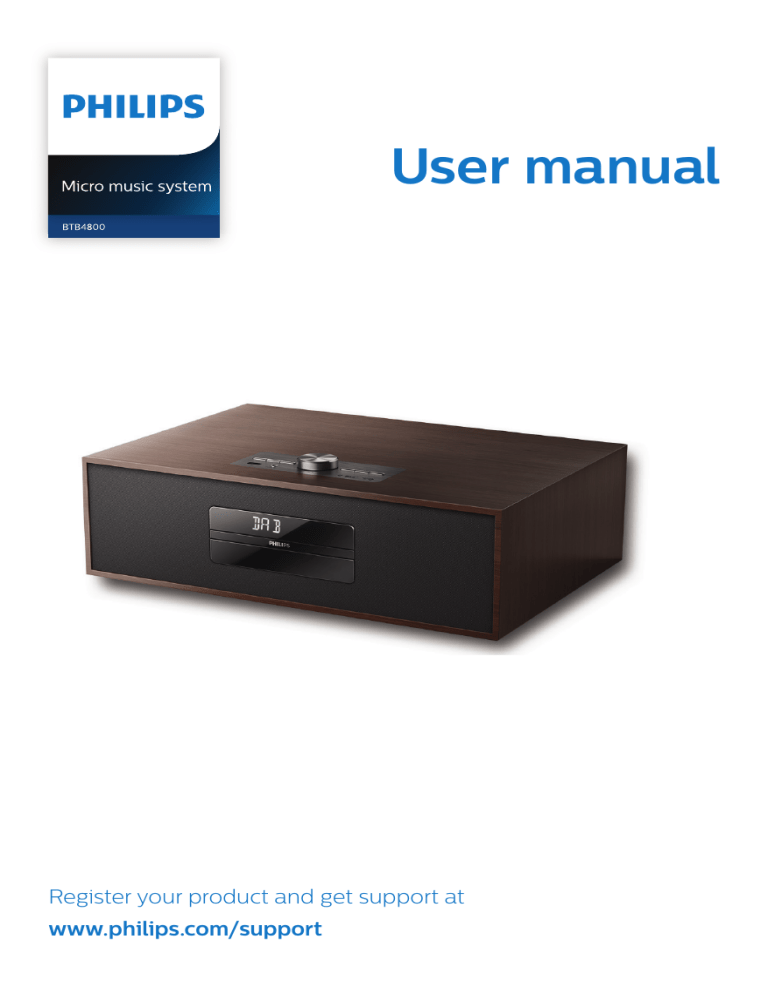 Philips BTB4800/12 Owner's manual Philips BTB4800/12 Owner's manual