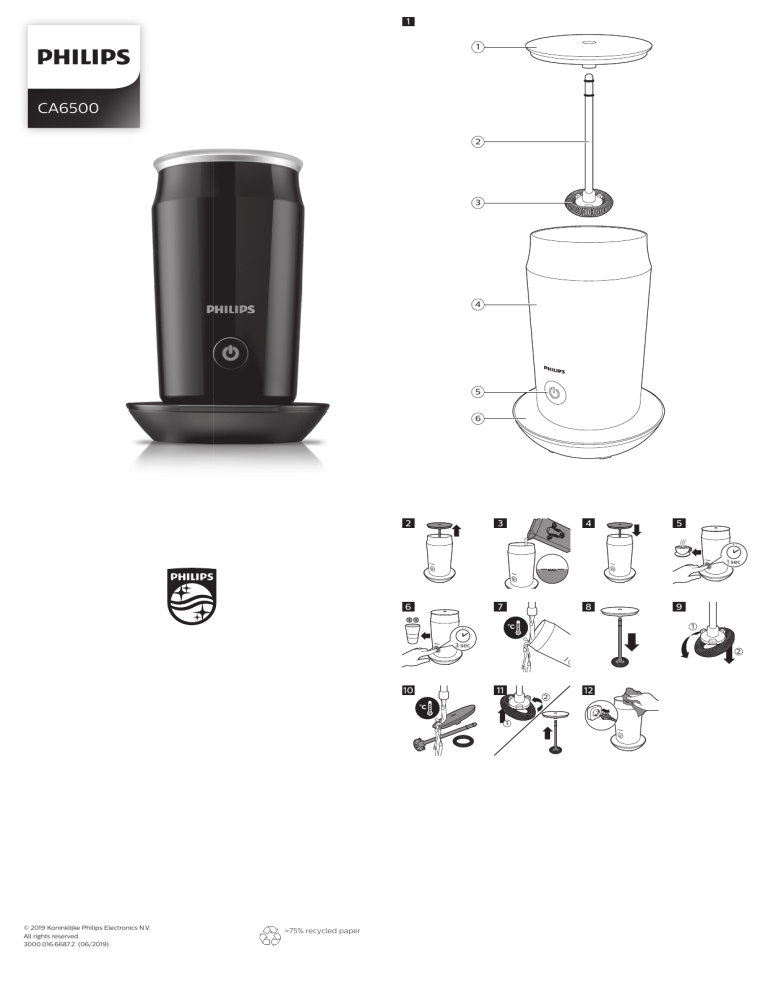 Philips CA6500/63 Owner's manual Philips CA6500/63 Owner's manual