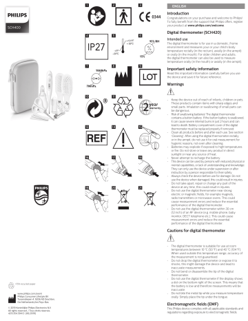 Avent Avent Baby Care set SCH400/00 User manual | Manualzz Avent Avent Baby Care set SCH400/00 User manual | Manualzz
