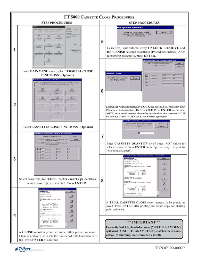 Triton Systems FT5000 Xscale Series Owner's manual Triton Systems FT5000 Xscale Series Owner's manual