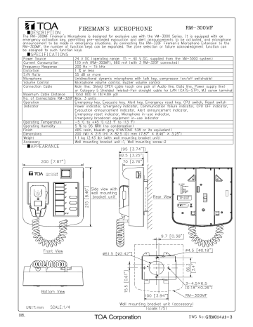 Toa Rm Mf User Manual Manualzz