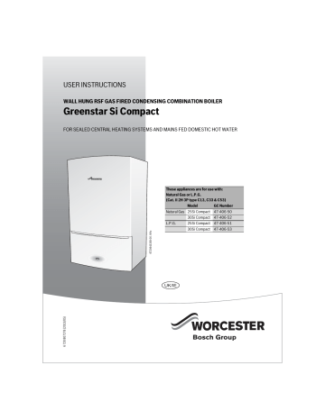 Worcester Greenstar 25 30 Si Compact ErP 01 05 2013 01 09 2014