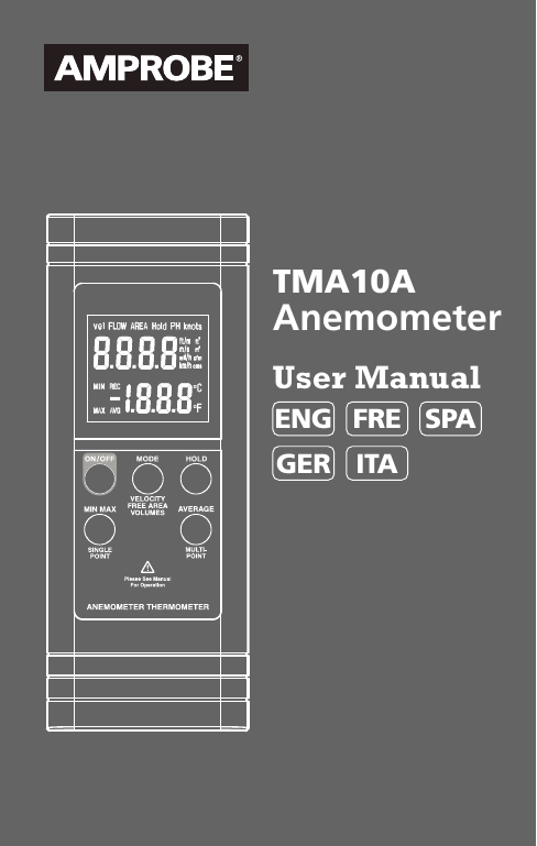 Amprobe TMA10A User manual Amprobe TMA10A User manual