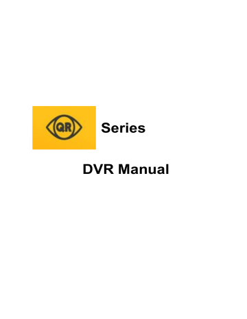 Q-See QR Series Analog HD DVR Manual | Manualzz